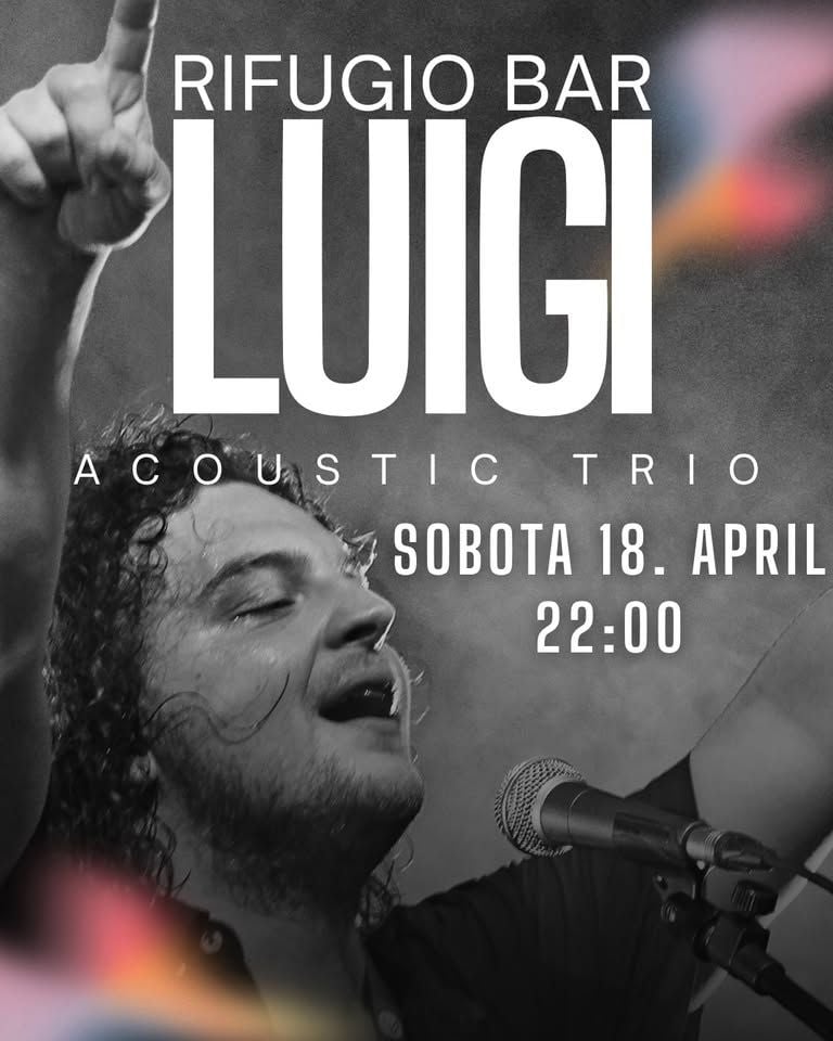 LUIGI Acoustic trio - RIFUGIO BAR - 18.4.2026