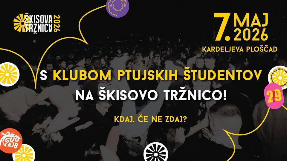 S Klubom ptujskih študentov na Škisovo tržnico