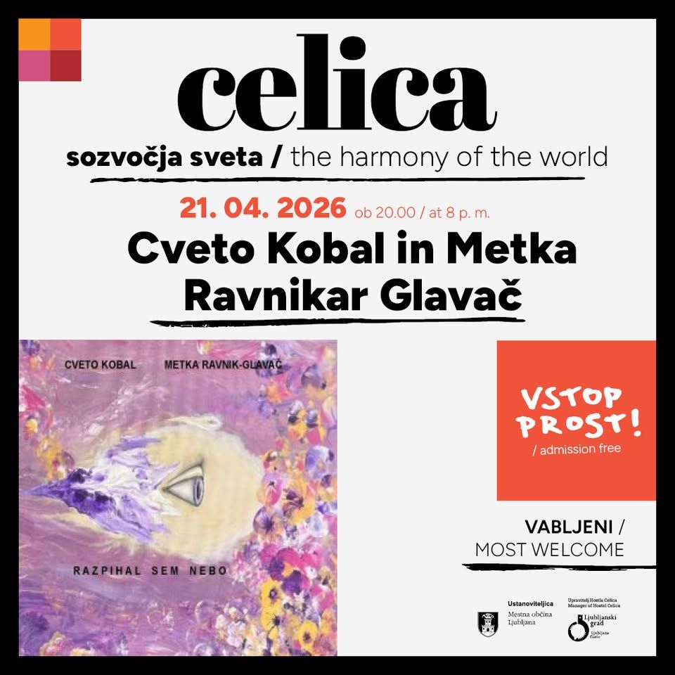 Sozvočja sveta: Predstavitev albuma šansonov Cveta Kobala »Razpihal sem nebo«