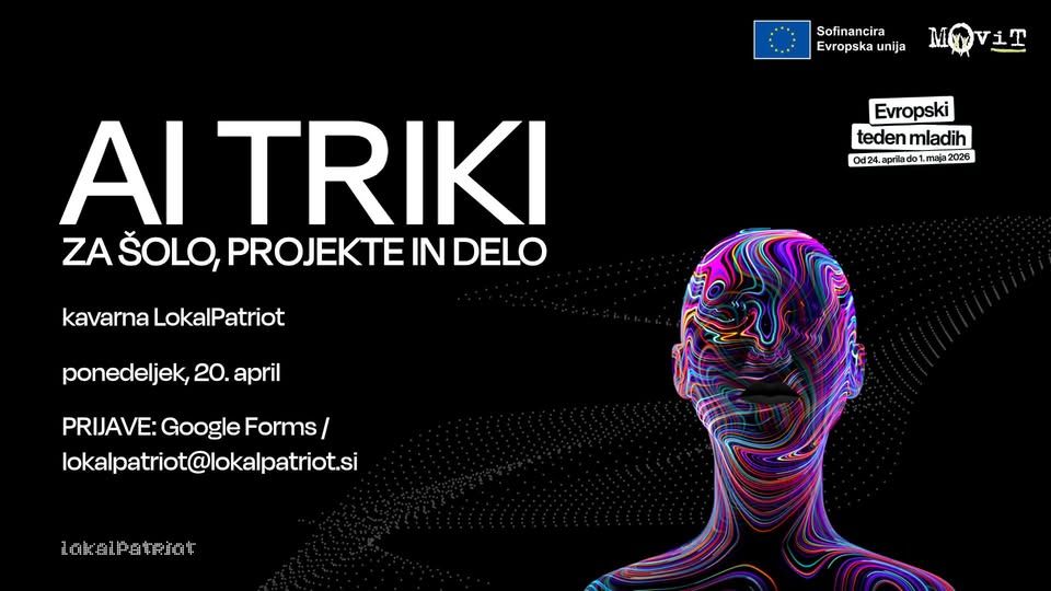 AI TRIKI ZA ŠOLO, PROJEKTE IN DELO