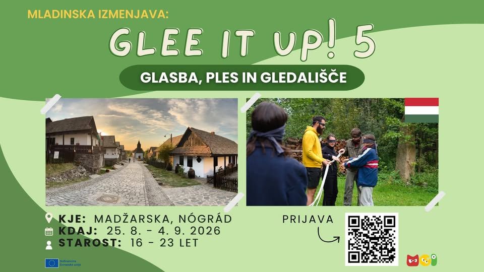 mladinska izmenjava Glee it up! 5