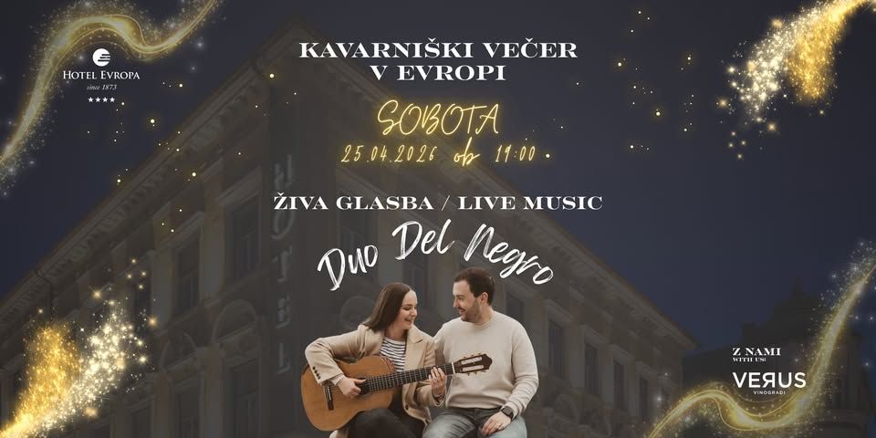 Kavarniški večer v Hotelu Evropa