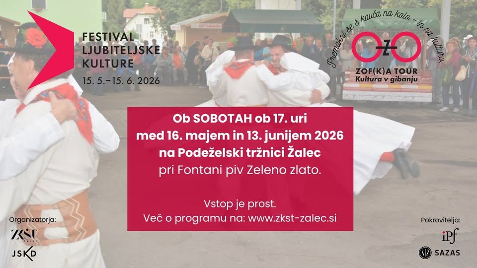 Festival ljubiteljske kulture, sobotni nastopi na podeželski tržnici