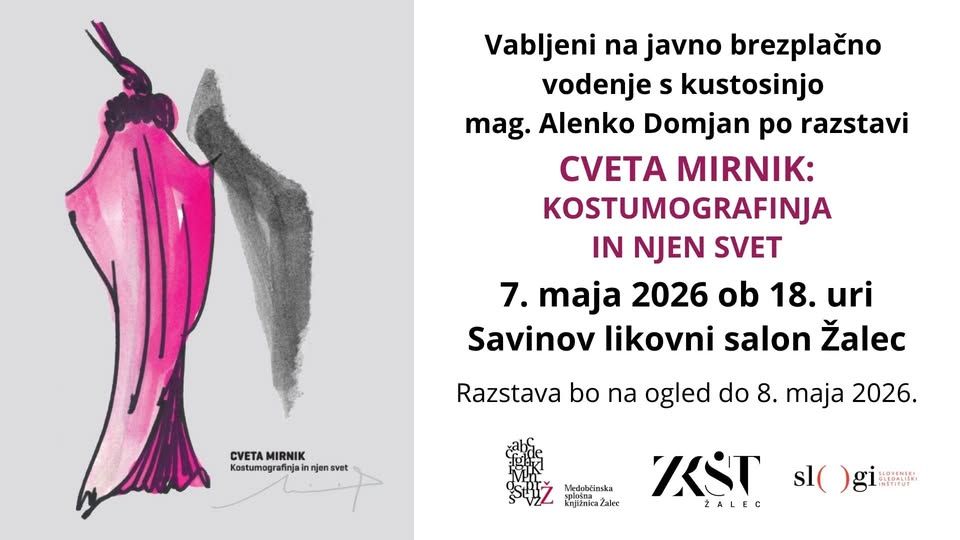 Javno vodenje po razstavi Cveta Mirnik: kostumografinja in njen svet