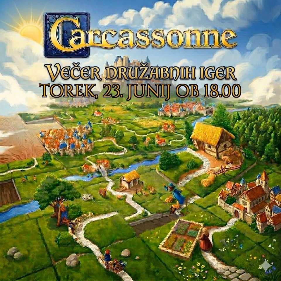Večer družabnih iger: Carcassonne