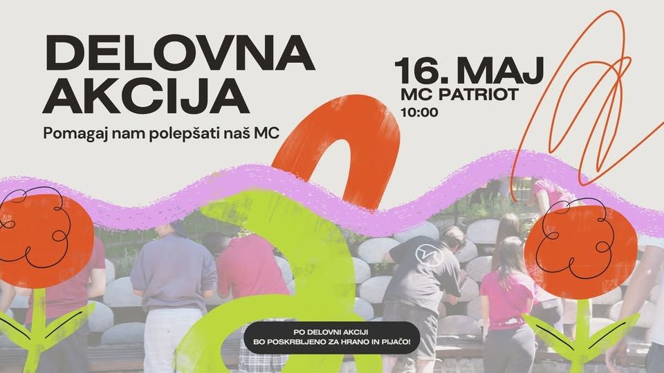 Delovna akcija & piknik • 16. 5. • MC Patriot