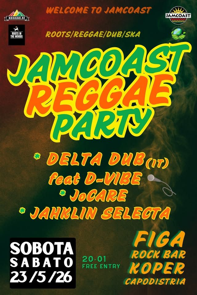 Jamcoast Reggae Party Figa Rock Bar 23.5.