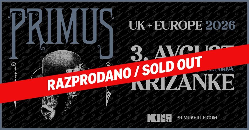 PRIMUS @ Križanke I SOLD OUT