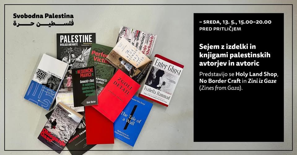 Svobodna Palestina | Sejem z izdelki in knjigami palestinskih avtorjev in avtoric