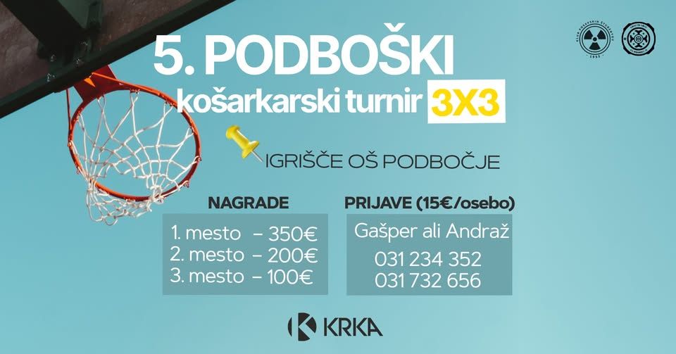 5. PODBOŠKI KOŠARKARSKI TURNIR 3X3