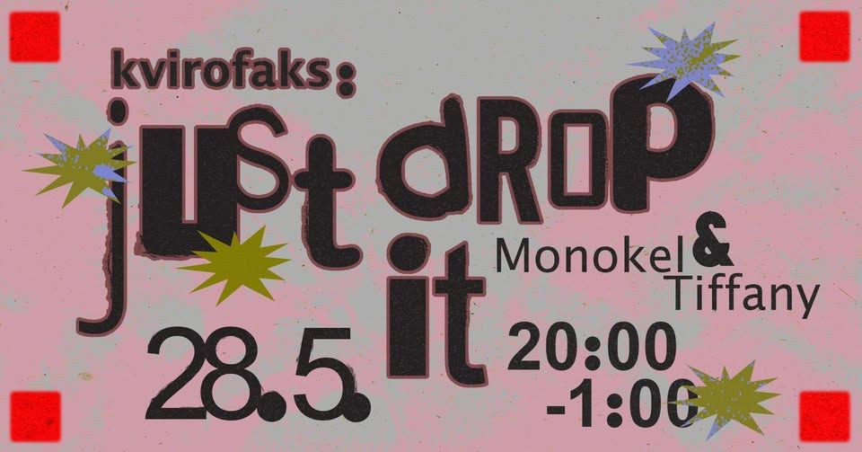 JUST DROP IT! zaključni dogodek