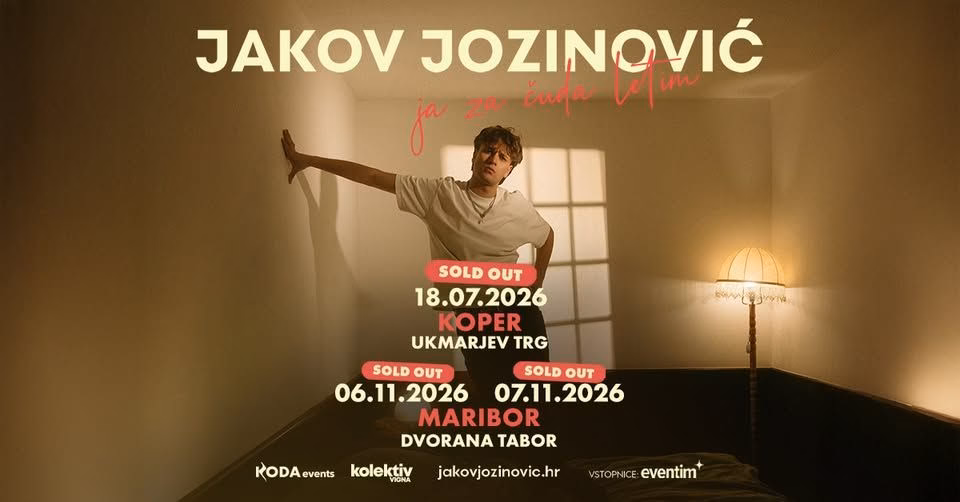 JAKOV JOZINOVIĆ ● KOPER, Capris Summer Arena ● 18.7.2026 // SOLD OUT