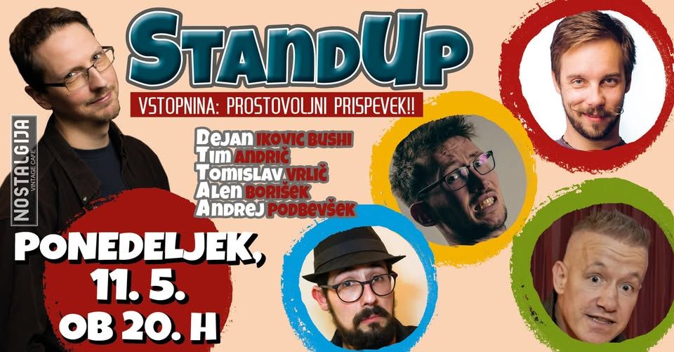 STAND UP VEČER V NOSTALGIJI