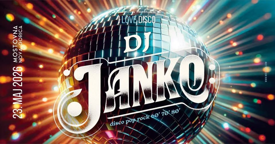 I Love Disco w/ DJ Janko