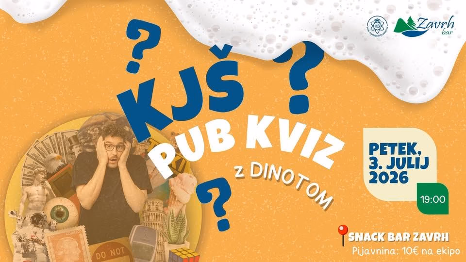 KJŠ PUB KVIZ z Dinotom