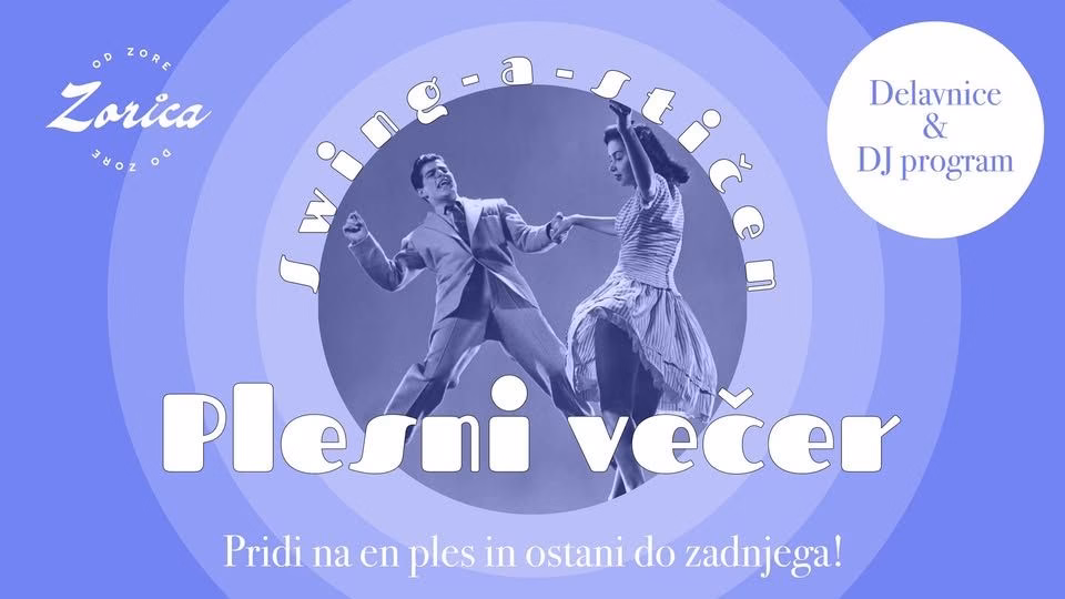 Junijski swing-a-stičen plesni večer v Zorici