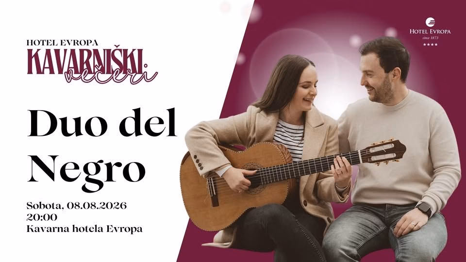 Kavarniški večer - Duo del Negro