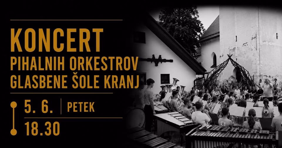 koncert Pihalnih orkestrov Glasbene šole Kranj
