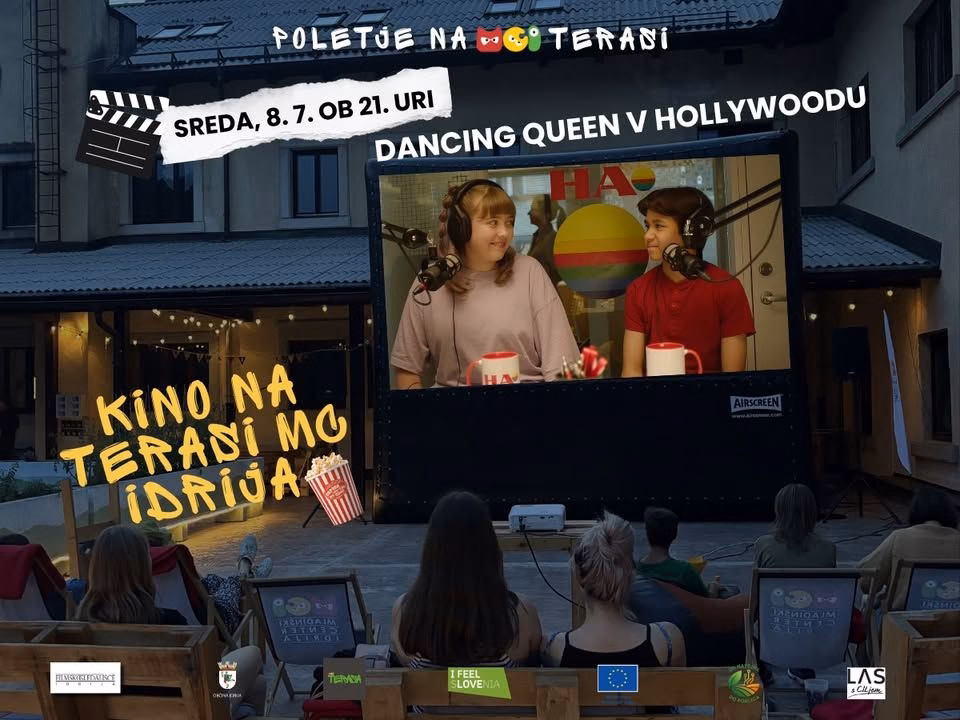 Movie night: družinski film Dancing queen v Hollywoodu // Poletje na MCI terasi