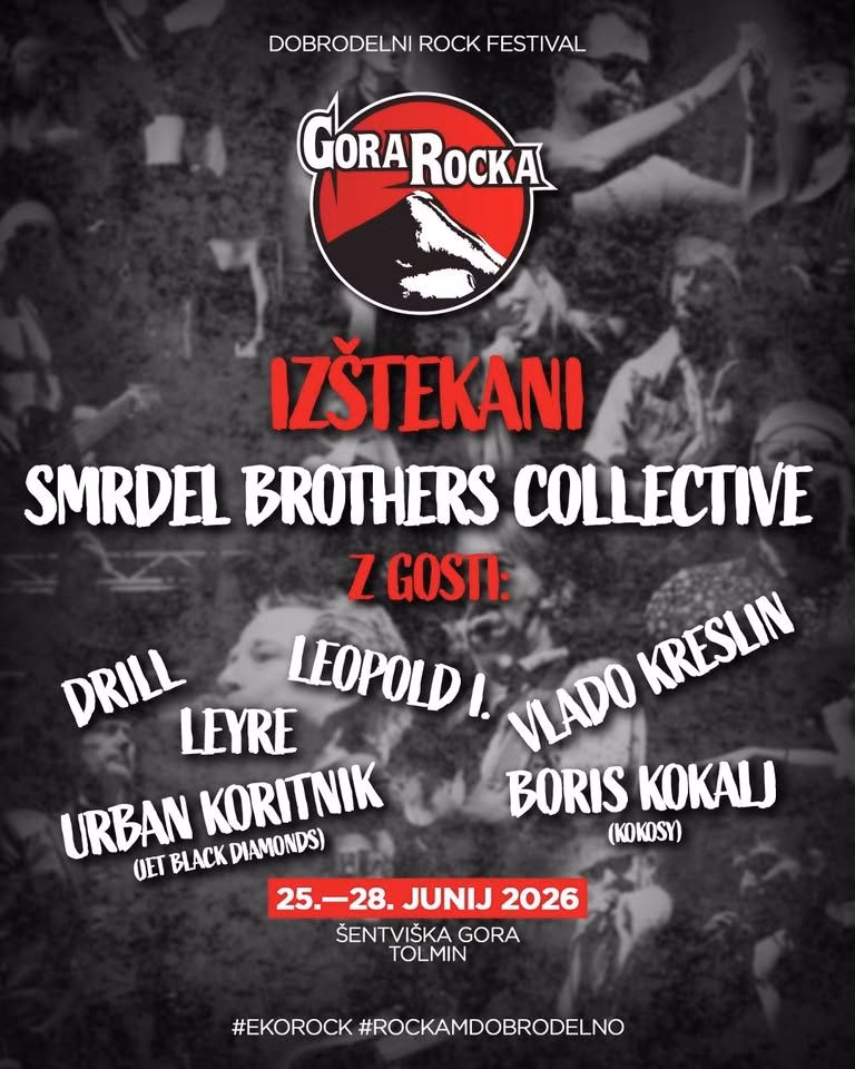 IZŠTEKANI na GORI ROCKA - Smrdel Brothers Collective z gosti