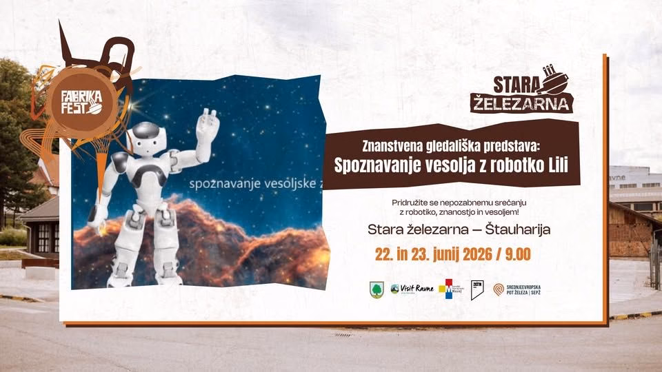 Znanstvena gledališka predstava: Spoznavanje vesolja z robotko Lili // Fabrika Fest 2026