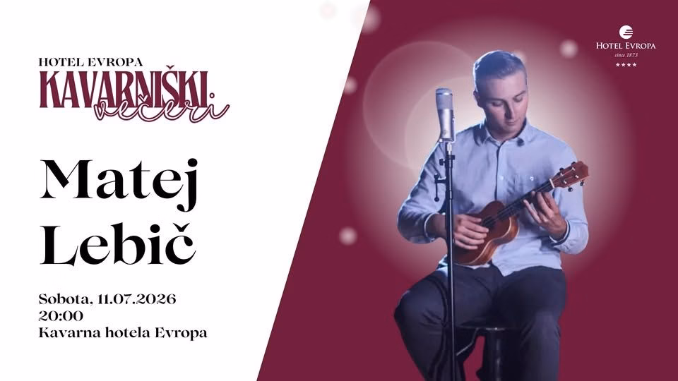 Kavarniški večer - Matej Lebič
