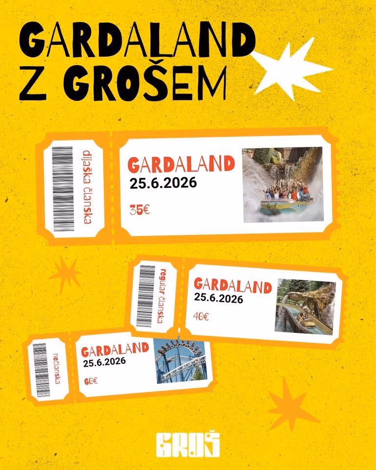 Gardaland z Grošem