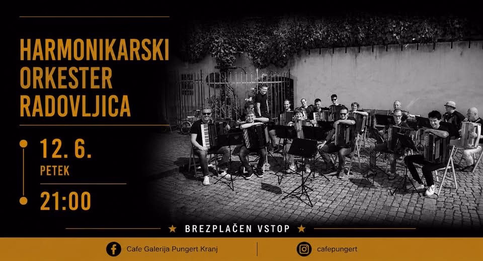 koncert Harmonikarski orkester Glasbene šole Radovljica in KUD Antona Tomaža Lihnharta Radovljica