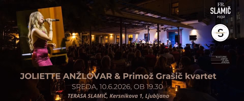 JOLIETTE ANŽLOVAR & Primož Grašič kvartet / "Evergreen jazz večer"