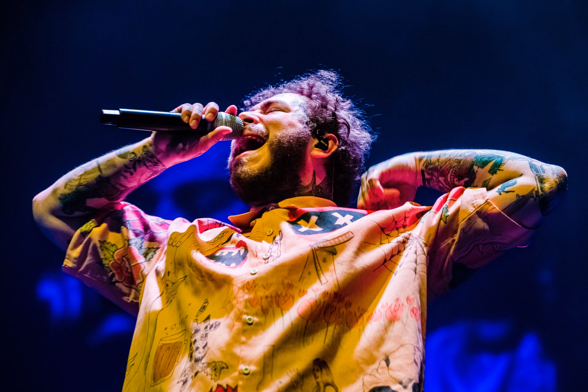 Post Malone osrednje ime sklepne slovesnosti SP v nogometu