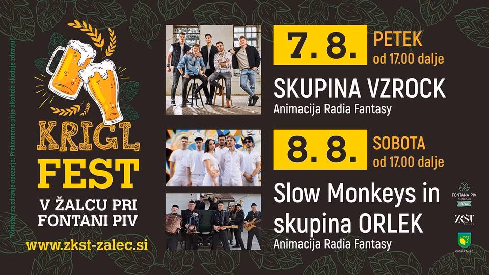 KRIGL FEST 2026 | 7. in 8. avgust