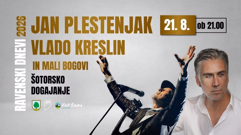Ravenski dnevi 2026 - Petek (Jan Plestenjak, Vlado Kreslin)