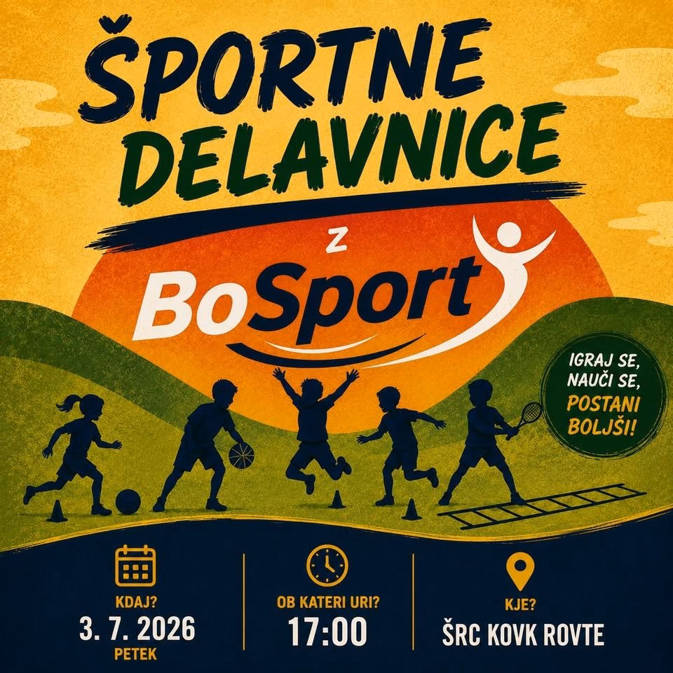 ŠPORTNE DELAVNICE Z BoSport