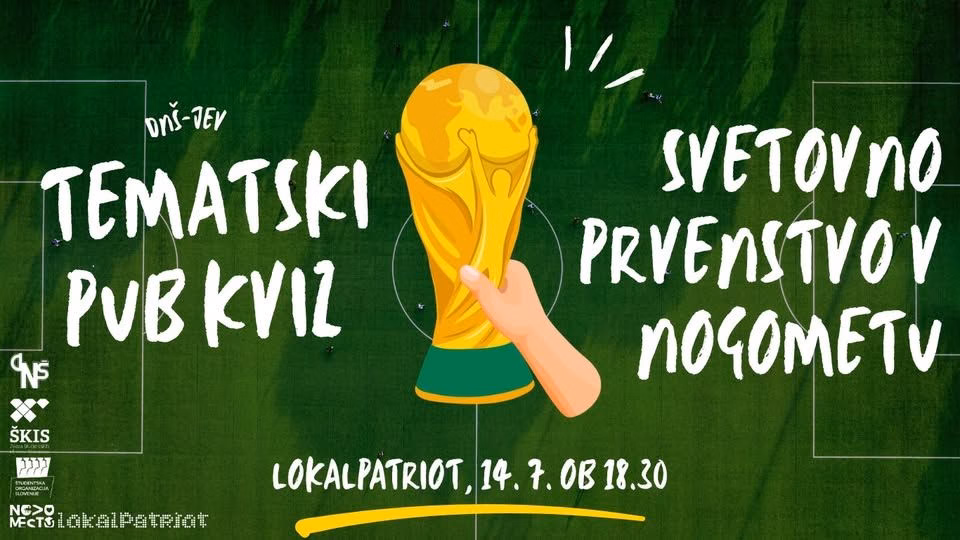 DNŠ-jev TEMATSKI PUB KVIZ: SVETOVNO PRVENSTVO V NOGOMETU