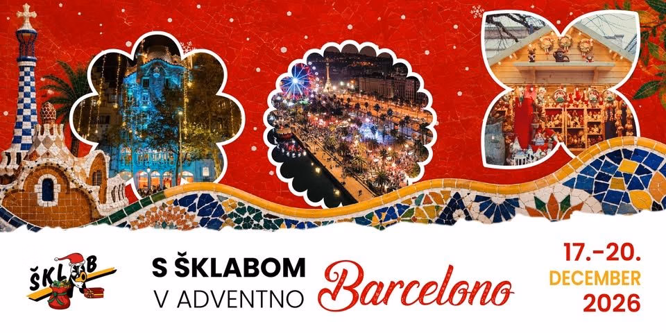 S ŠKLABOM v adventno Barcelono