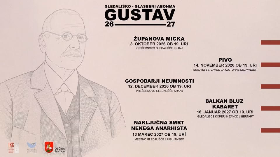 Gledališko-glasbeni abonma Gustav: Gospodarji neumnosti