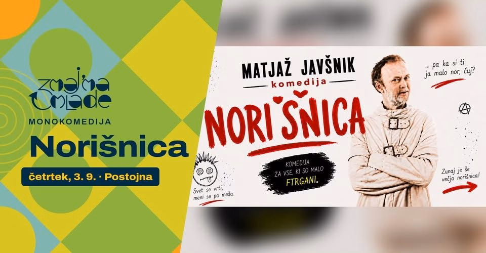 Norišnica - monokomedija Matjaža Javšnika