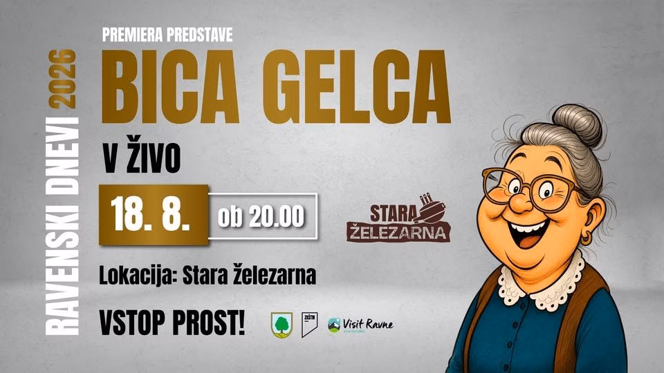 PREMIERA PREDSTAVE: Bica Gelca v živo! // Ravenski dnevi 2026
