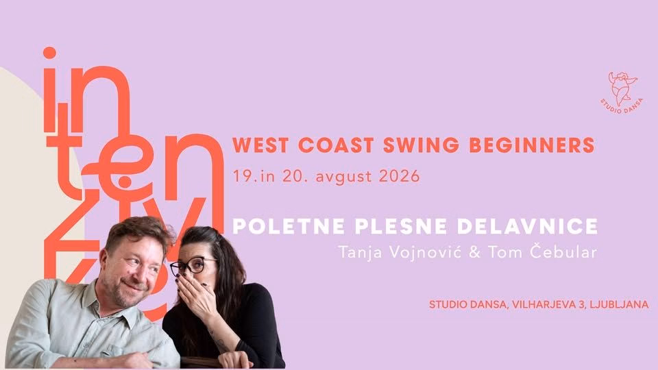 WEST COAST SWING BEGINNER | poletna intenzivka | 19. in 20.8.2026
