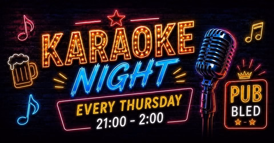 KARAOKE NIGHT | četrtek, 27.8. | Troha Pub Bled