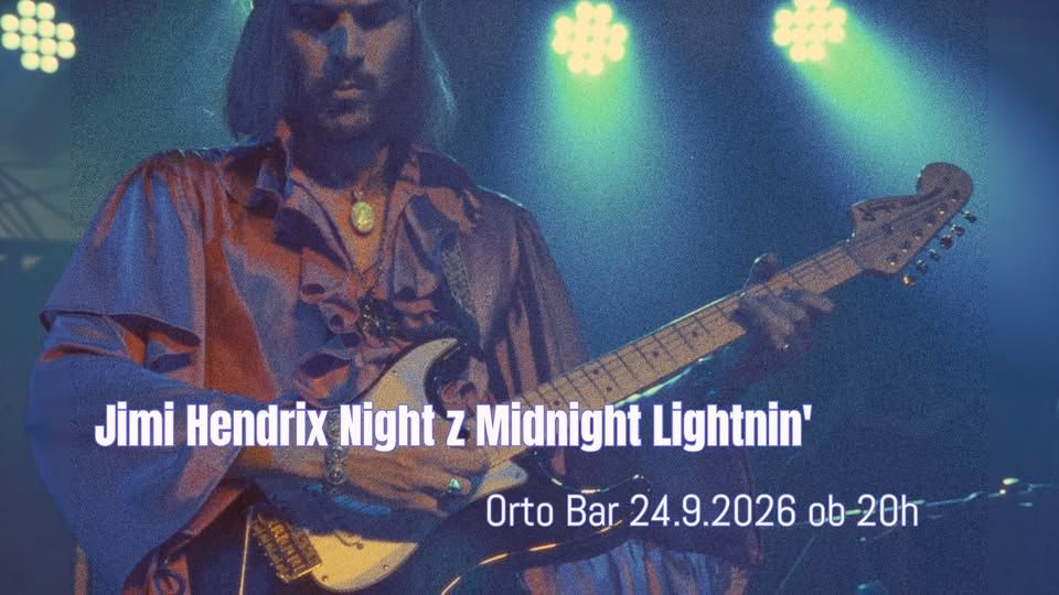 Jimi Hendrix Night with Midnight Lightnin' Orto Bar, Ljubljana