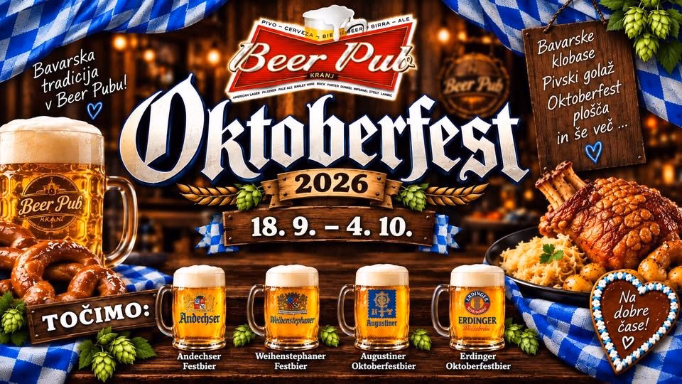 12. Tradicionalni Oktoberfest v Beer pubu