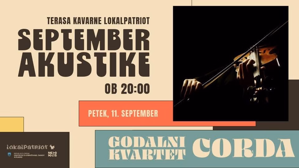September Akustike: Godalni kvartet Corda