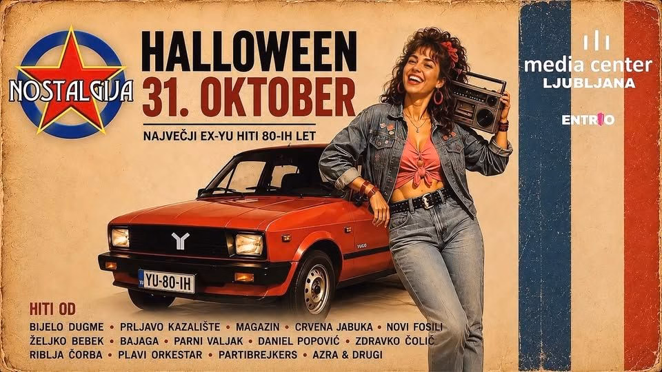 YUGO NOSTALGIJA - HALLOWEEN 2026 ★ Media Center 31.10.