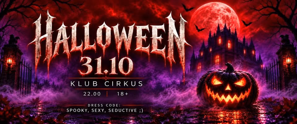HALLOWEEN 31.10 @Cirkus 22.00