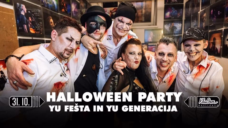 Halloween: YU fešta in koncert YU GENERACIJA