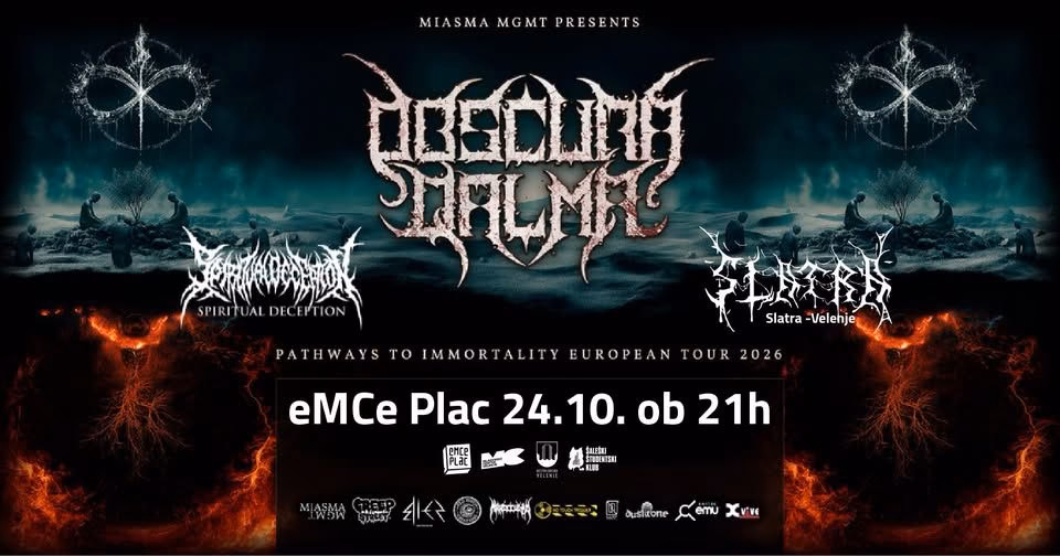 Metal koncert: Obscura Qalma, Spiritual Deception in Slatra