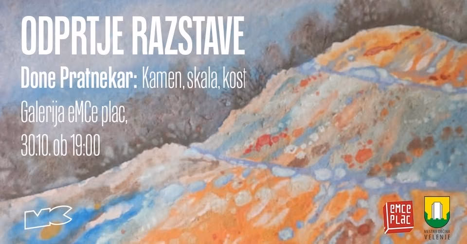 Odprtje razstave Done Pratnekar: Kamen, skala, kost