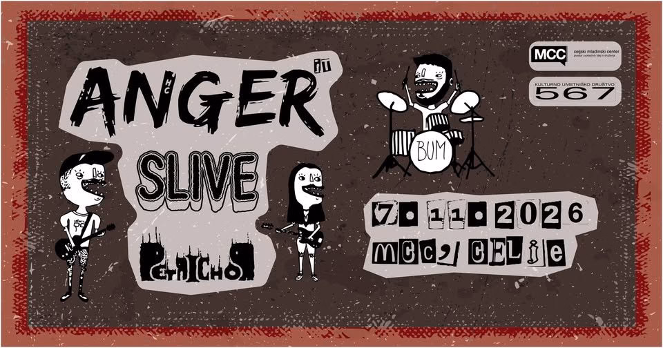 Petrichor (SI) x SLIVE (SI) x ANGER (IT)