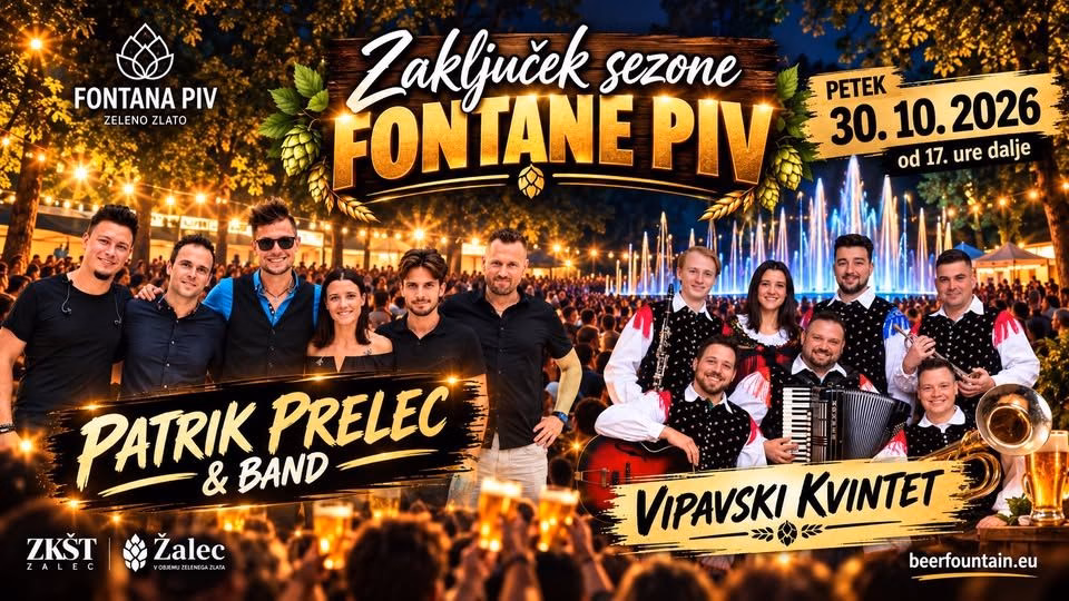 Zaključek 11. sezone fontane piv